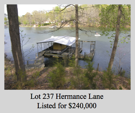 Waterfront Lot in Mooresville Sold by The Marshall Team