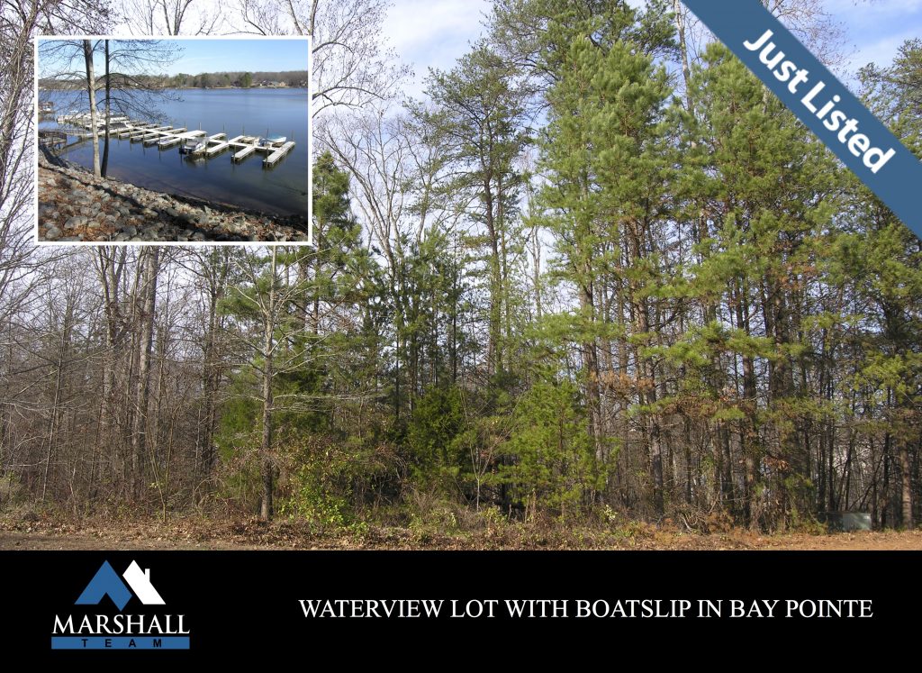 Waterview Lot with Private Boatslip on Lake Norman